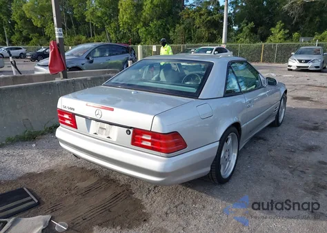 2001 Mercedes-Benz Sl 500 from USA, damaged, VIN WDBFA68F41F200069